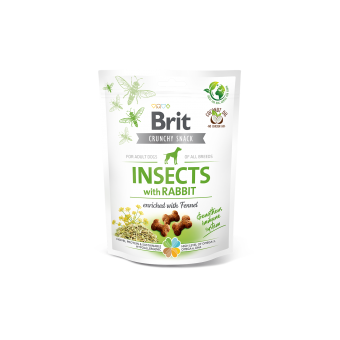 Brit Crunchy Snack Insect & Konijn