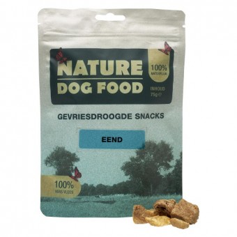 Nature Dog Food Gevriesdroogd Eend