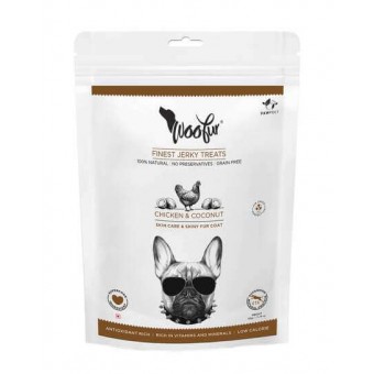 Pawfect Woofur Air-Dried Treats Chicken & Coconut