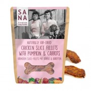 Sana Dog Slice Fillets kip met pompoen & wortel